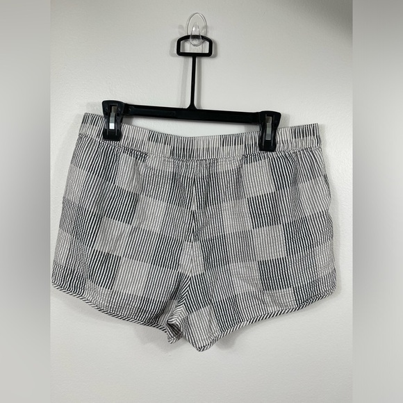 Shorts Pull-On Shorts Women's in Striped Check Cotton Summer Madewell - Picture 9 of 16